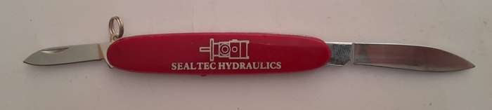 Vintage "Sealtec Hydraulics" Advertising Pocket Knife.  17cm.