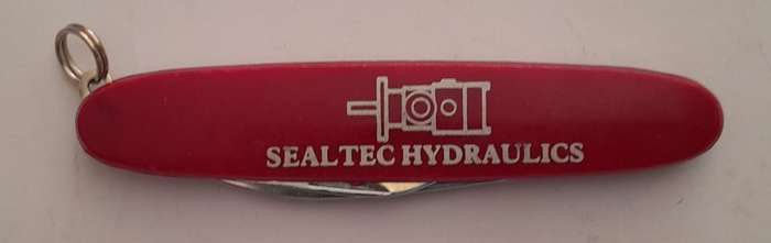Vintage "Sealtec Hydraulics" Advertising Pocket Knife.  17cm.