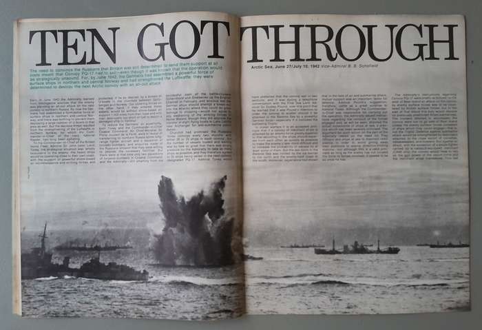 Vintage Purnell's "History Of The Second World War".  Showdown At Midway.