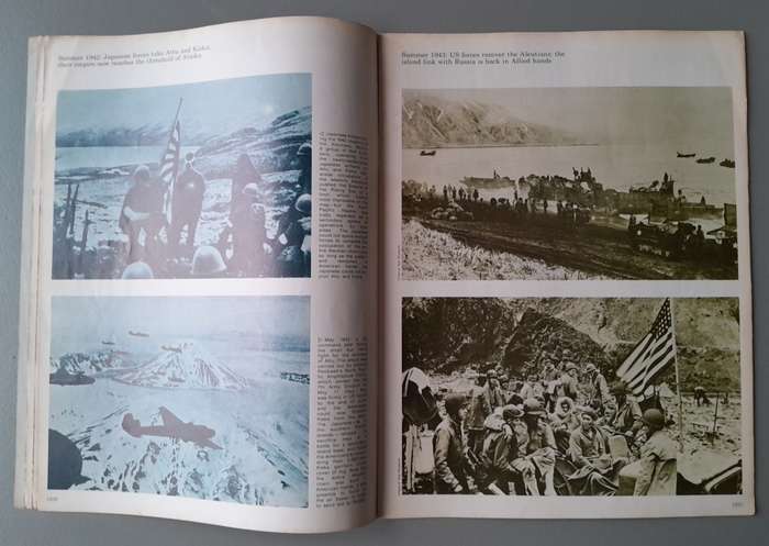 Vintage Purnell's "History Of The Second World War".  Guadalcanal to Bougainville.