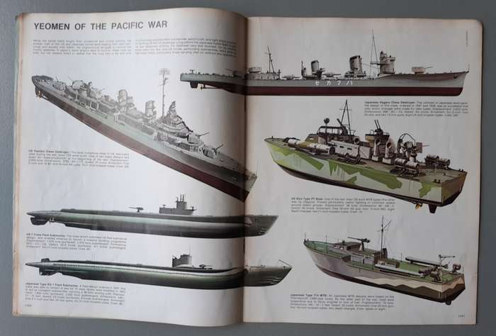 Vintage Purnell's "History Of The Second World War".  Marianas Turkey Shoot.