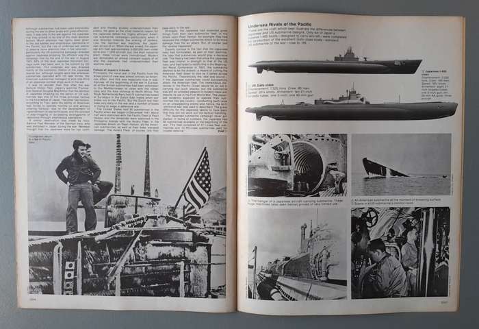 Vintage Purnell's "History Of The Second World War".  Fire Raids on Japan.