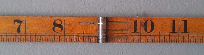 Vintage Rabone & Sons Boxwood And Brass 3-Foot Folding Rule.  No. 1167.
