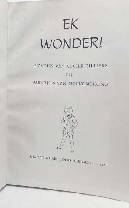 Ek Wonder deur Cecile Cilliers