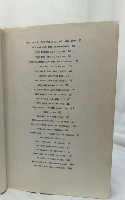 Aesop`s Fables by S. A. Handford  (Illustrated Junior Library) 1947
