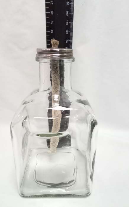 Lovely square glass oil burner