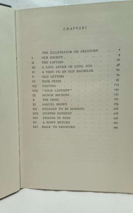 Cranford by Mrs Gaskell 1947 edition