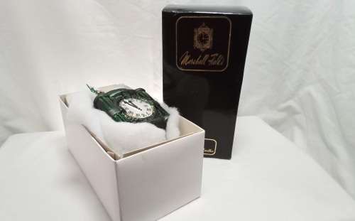 Marshall Field`s CLOCK Christmas decoration by Christopher Radko (1999)