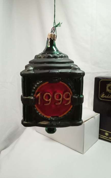 Marshall Field`s CLOCK Christmas decoration by Christopher Radko (1999)
