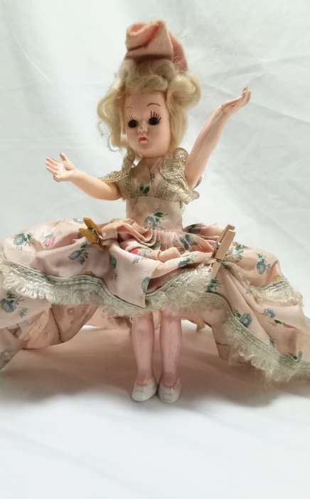 Beautiful vintage "sleepy eye" fashion doll with original dress