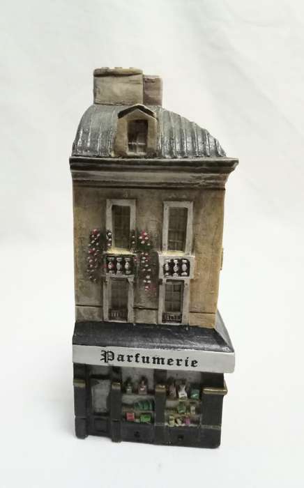 Little Resin hand painted `Perfumerie` building