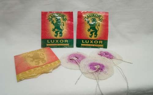 6 Vintage Luxor 100CP single tie gas mantles