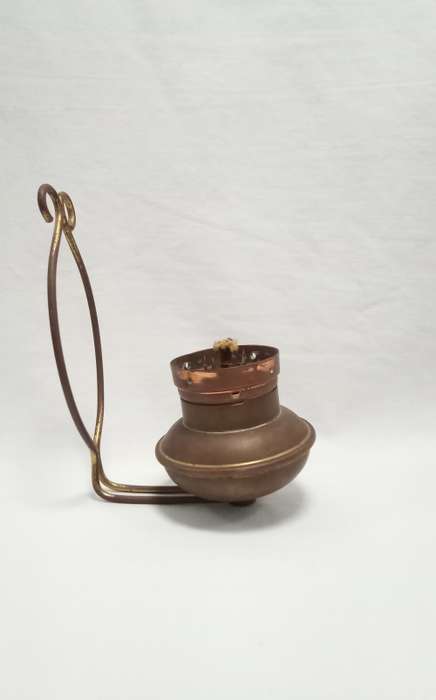Very cute vintage small wall hanging paraffin lamp
