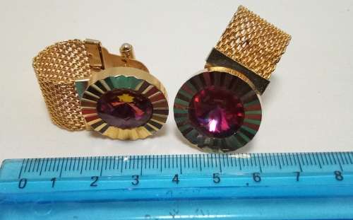 Stunning vintage gold dress jewellery cufflinks