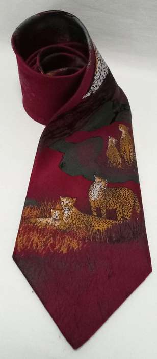 Cravateur endangered wildlife tie - Cheetahs