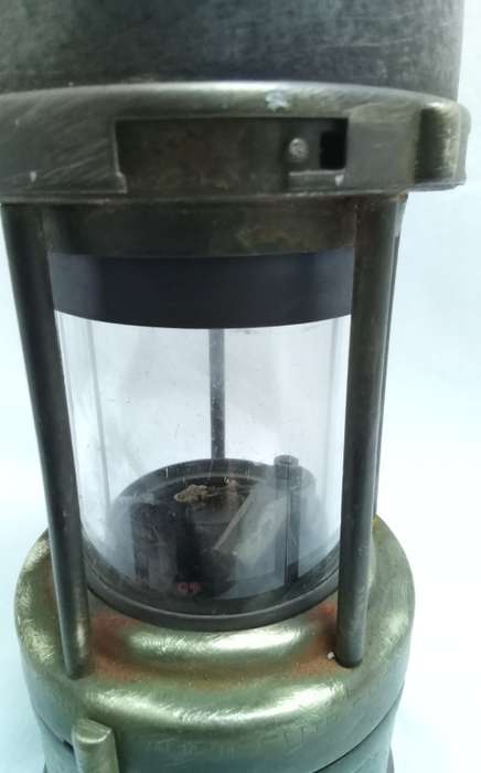 Vintage `Victor Kent Wolf` miner`s lamp