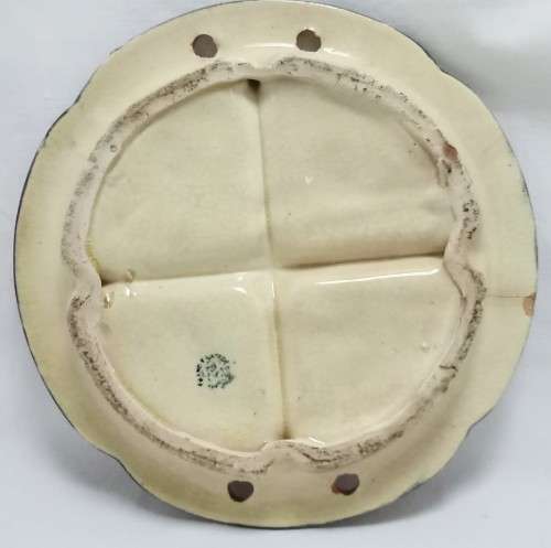 1920-1930 Hotta Yu Shoten DIVIDED PLATE Japan Majolica