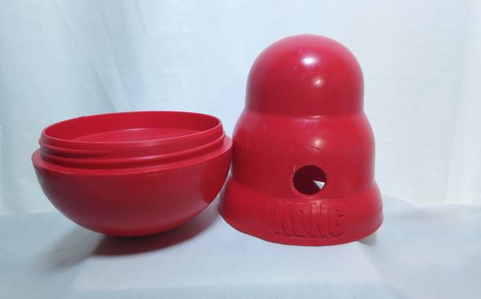 Large KONG wobbler dog toy