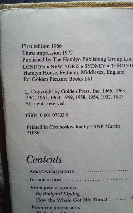 The Children`s Treasury of Literature in Colour