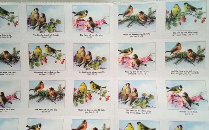 The dearest vintage Afrikaans Christmas stamps