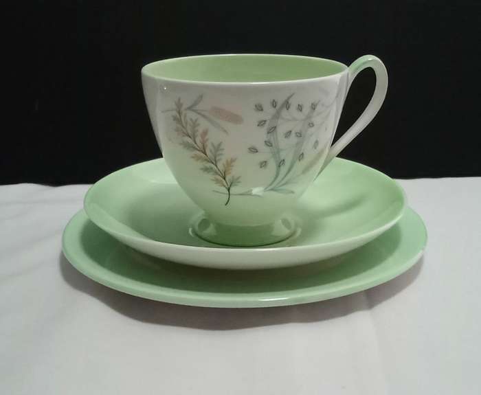 Beautiful green Queen Anne `Glade` trio