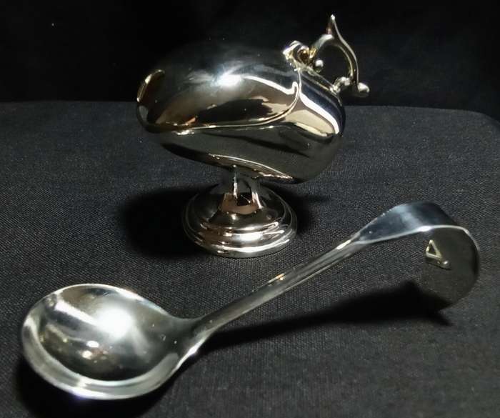 Small Salt Saleron and ladle