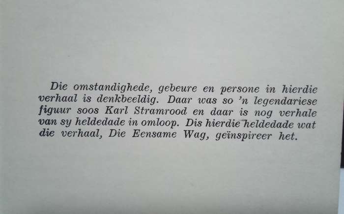 Die Eensame Wag - MIKRO