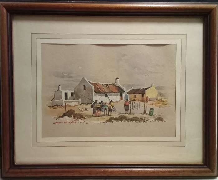 Framed Johnnie de Kock print