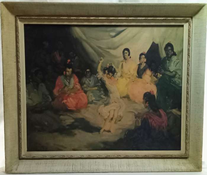 Vintage 1950s  Print by FRS Clemente `Aragonese Dancer`