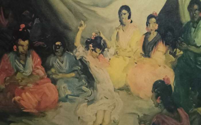 Vintage 1950s  Print by FRS Clemente `Aragonese Dancer`