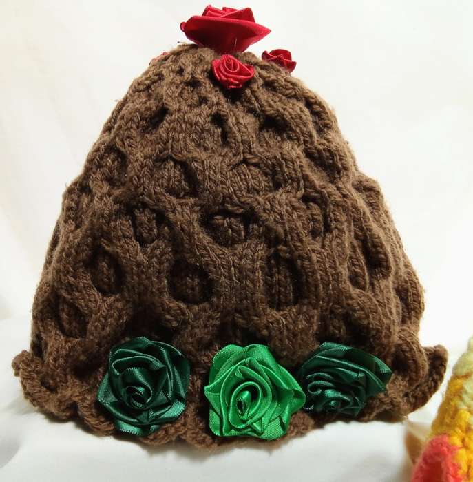 Two cute vintage tea cosies