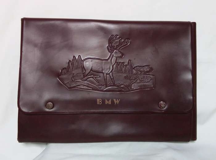 Empty vintage Solinger knife holder - gift from BMW