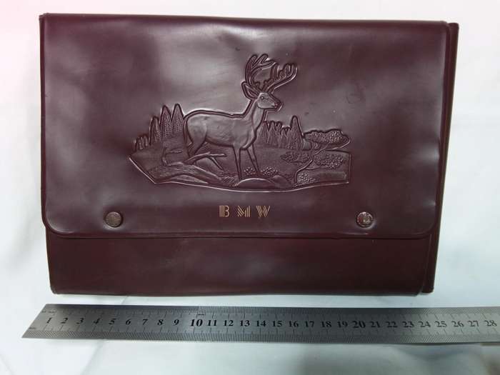 Empty vintage Solinger knife holder - gift from BMW