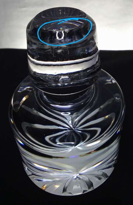 Lovely tall Crystal Decanter