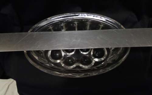 Vintage glass jelly mould in perfect condition