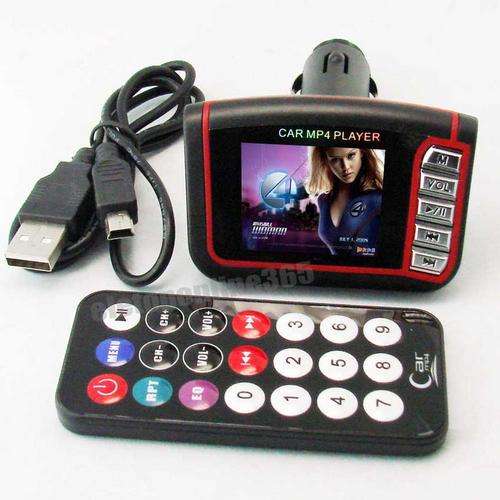 1.8 LCD Car MP3 MP4 Player SD/MMC FM Transmitter Remote