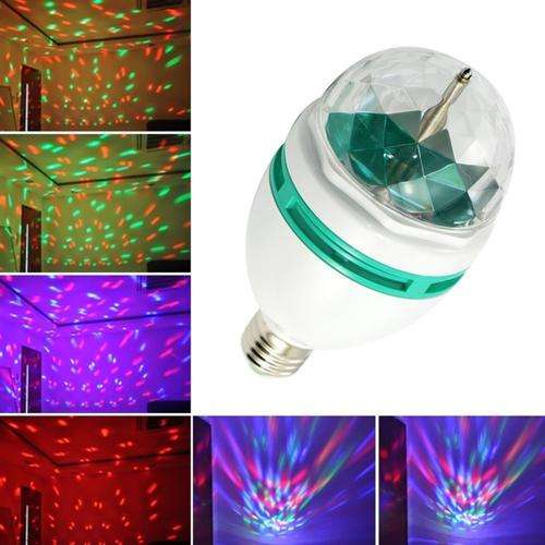 ONLY 11 Available!!!!!! Magic Crystal Ball Effect Rotating LED Party Light Stage Light Bulb