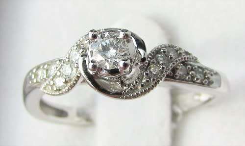 Designer [0.300ct] Diamond Ring [White Gold]