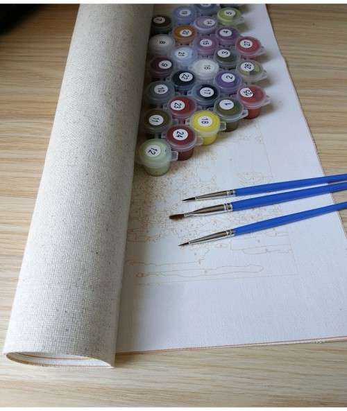 Lion DIY Painting By Numbers Kit