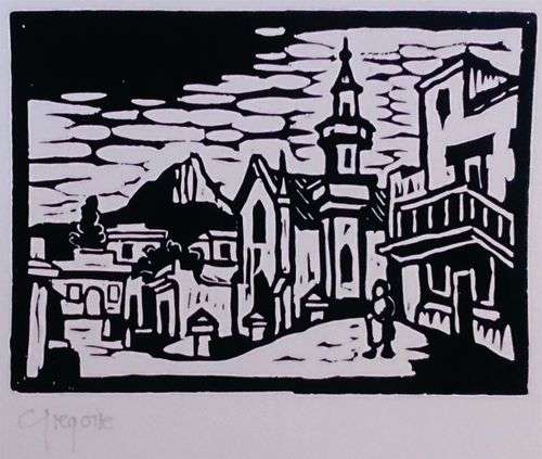 Gregoire Boonzaier - Signed Lithograph - District 6