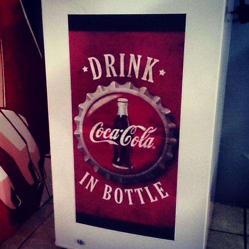 Huge Vintage Coca Cola Decorative Sign!
