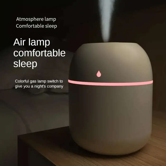 Portable Mini Cup Spray Mist Humidifier - Pink