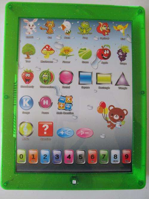 Multi- function LEARNING PAD - Green.  Educational Fun !!!