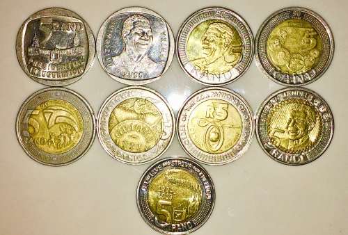 COMPLETE SET OF COMMEMORATIVE R5 COINS 1994 TO 2019 HIGH GRADE COINS