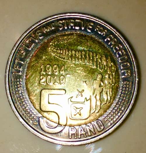 COMPLETE SET OF COMMEMORATIVE R5 COINS 1994 TO 2019 HIGH GRADE COINS