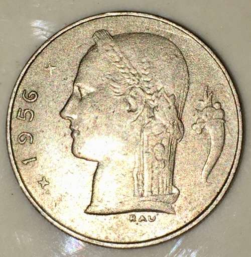 BELGIUM  1 FRANC  1956
