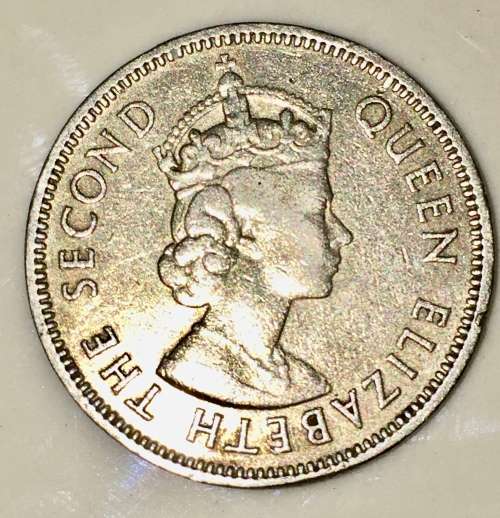 MAURITIUS 1/2 RUPEES  1971