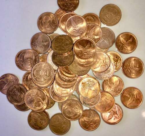 2 CENT 2001 CIRCULATED(BID PER COIN)