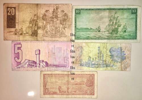 SET OF VARIOUS GOVERNORS & DECIMALS R20 TO R1  ( 1 BID TAKES ALL)
