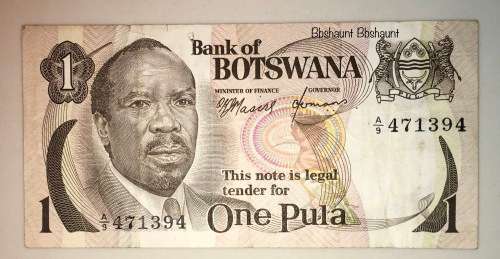 BOTSWANA ,,,1 PULA  1976